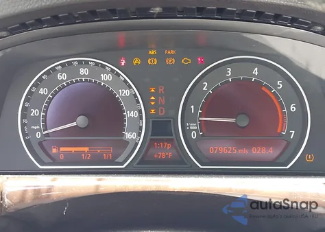 2007 BMW 750Li z USA, uszkodzony, nr VIN WBAHN83527DT75009